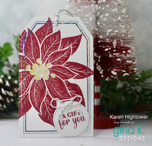 Cargar imagen en el visor de la galería, Gina K. Designs - Stamp &amp; Die Set - Festive Bloom. Set by Gina K Designs. At Embellish Away in Bowmanville Ontario Canada. Example by Karen Hightower.
