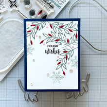 Load image into Gallery viewer, Gina K. Designs - Stamp &amp; Die Set - Friendship Blooms. Friendship Blooms is a stamp &amp; die set by Lisa Hetrick. This set is made of premium clear photopolymer and measures 6" X 8".  Made in the USA. Available at Embellish Away located in Bowmanville Ontario Canada. Example by brand ambassador.
