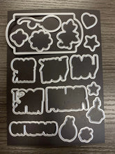 Load image into Gallery viewer, Gina K. Designs - Stamp &amp; Die Set - Fun Frame. Fun Frame is a stamp &amp; die set by Beth Silika. This set is made of premium clear photopolymer and measures 6" X 8". Some features include: Good Luck, Thank You, Best Wishes, Cupcake, Lady Bug. Available at Embellish Away located in Bowmanville Ontario Canada.
