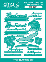 Load image into Gallery viewer, Gina K. Designs - Stamp &amp; Die Set - God Won't. Set by Melanie Muenchinger. At Embellish Away in Bowmanville Ontario Canada.
