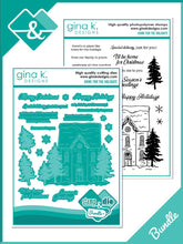Load image into Gallery viewer, Gina K. Designs - Stamp &amp; Die Set - Home for the Holidays. Available at Embellish Away located in Bowmanville Ontario Canada.
