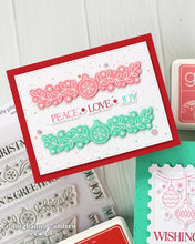 Charger l'image dans la galerie, Gina K. Designs - Stamp &amp; Die Set - Joyful Borders. Set by Gina K Designs. At Embellish Away in Bowmanville Ontario Canada. Example by Meghann Andrew Creates.
