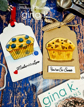 Load image into Gallery viewer, Gina K. Designs - Stamp &amp; Die Set - Life is Sweet. Life is Sweet is a stamp set by Melanie Munchinger. This set is made of premium clear photopolymer and measures 6" X 8". Available at Embellish Away located in Bowmanville Ontario Canada. Example by Melanie Muenchinger.
