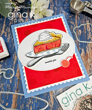 Load image into Gallery viewer, Gina K. Designs - Stamp &amp; Die Set - Life is Sweet. Life is Sweet is a stamp set by Melanie Munchinger. This set is made of premium clear photopolymer and measures 6" X 8". Available at Embellish Away located in Bowmanville Ontario Canada. Example by Melanie Muenchinger.

