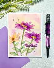 Cargar imagen en el visor de la galería, Gina K. Designs - Stamp &amp; Die Set - Lovely Ladybugs. Set by Hannah Drapinski. At Embellish Away in Bowmanville Ontario Canada. Example by Hannah Drapinski.
