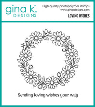 Cargar imagen en el visor de la galería, Gina K. Designs - Stamp &amp; Die Set - Loving Wishes. Available at Embellish Away located in Bowmanville Ontario Canada.
