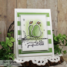 गैलरी व्यूवर में इमेज लोड करें, Gina K. Designs - Stamp &amp; Die Set - More Fun Fruit. More Fun Fruit is a stamp &amp; die set by Beth Silika. This set is made of premium clear photopolymer and measures 6" X 8". Made in the USA. Made in the USA. Available at Embellish Away located in Bowmanville Ontario Canada. Example by brand ambassador.

