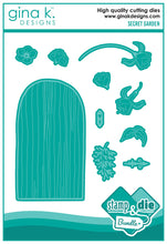 Charger l'image dans la galerie, Gina K. Designs - Stamp &amp; Die Set - Secret Garden. set by Lisa Hetrick. Available at Embellish Away located in Bowmanville Ontario Canada.
