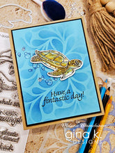 Charger l'image dans la galerie, Gina K. Designs - Stamp &amp; Die Set - Beautiful Day. Beautiful Day is a stamp set by Gina K Designs. This set is made of premium clear photopolymer and measures 6" X 8". Made in the USA. Available at Embellish Away located in Bowmanville Ontario Canada. Card example by Melanie Muenchinger.
