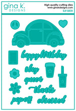 Charger l'image dans la galerie, Gina K. Designs - Stamp &amp; Die Set - Slay Queen. Slay Queen is a set by Beth Silika. This set is made of premium clear photopolymer and measures 6" X 8". These wafer thin metal-etched dies are the highest quality for your paper crafting projects. Available at Embellish Away located in Bowmanville Ontario Canada.
