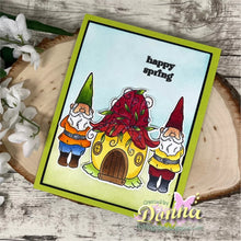 Charger l'image dans la galerie, Gina K. Designs - Stamp &amp; Die Set - Spring Garden. Spring Garden is a stamp &amp; die set by Hannah Drapinski. This set is made of premium clear photopolymer and measures 6" X 8". Available at Embellish Away located in Bowmanville Ontario Canada. Example by Donna
