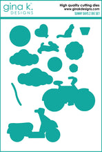 Charger l'image dans la galerie, Gina K. Designs - Stamp &amp; Die Set - Sunny Days 2. Sunny Days 2 is a Stamp &amp; Die Set by Melanie Munchinger. This set is made of premium clear photopolymer and measures 6" X 8". Made in the USA. Available at Embellish Away located in Bowmanville Ontario Canada.
