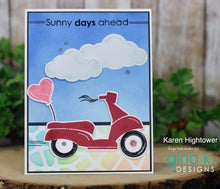 Charger l'image dans la galerie, Gina K. Designs - Stamp &amp; Die Set - Sunny Days 2. Sunny Days 2 is a Stamp &amp; Die Set by Melanie Munchinger. This set is made of premium clear photopolymer and measures 6" X 8". Made in the USA. Available at Embellish Away located in Bowmanville Ontario Canada. Example by brand ambassador.
