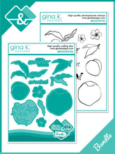 Charger l'image dans la galerie, Gina K. Designs - Stamp &amp; Die Set - Sweeter with You. Sweeter with You is a stamp set by Lisa Hetrick. This set is made of premium clear photopolymer and measures 6" X 8". Made in the USA. Available at Embellish Away located in Bowmanville Ontario Canada.
