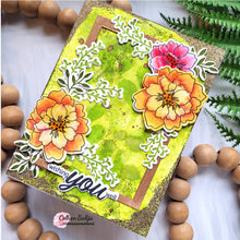 Charger l'image dans la galerie, Gina K. Designs - Stamp &amp; Die Set - Wishing You Well. Wishing You Well is a stamp and set by Lisa Hetrick. This set is made of premium clear photopolymer and measures 6" X 8". Made in the USA. Available at Embellish Away located in Bowmanville Ontario Canada. Card made by Colleen Balija.
