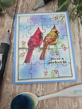 Load image into Gallery viewer, Gina K. Designs - Stamp &amp; Die Set - You Complete Me. Set by Melanie Muenchinger. Available at Embellish Away in Bowmanville Ontario Canada. Example by Gina K. Designs.
