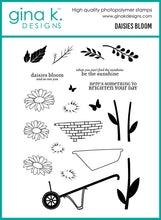 Load image into Gallery viewer, Gina K. Designs - Stamp, Stencil &amp; Die Set - BUNDLED - Daisies Bloom. Set by Lisa Hetrick. Available at Embellish Away located in Bowmanville Ontario Canada.
