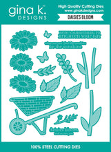 Load image into Gallery viewer, Gina K. Designs - Stamp, Stencil &amp; Die Set - BUNDLED - Daisies Bloom. Set by Lisa Hetrick. Available at Embellish Away located in Bowmanville Ontario Canada.
