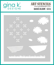 Load image into Gallery viewer, Gina K. Designs - Stamp, Stencil &amp; Die Set - BUNDLED - Daisies Bloom. Set by Lisa Hetrick. Available at Embellish Away located in Bowmanville Ontario Canada.
