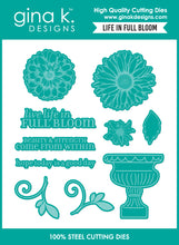 Charger l'image dans la galerie, Gina K. Designs - Stamp, Stencil &amp; Die Set - BUNDLED - Life In Full Bloom. Available at Embellish Away located in Bowmanville Ontario Canada.
