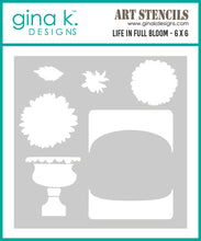 Charger l'image dans la galerie, Gina K. Designs - Stamp, Stencil &amp; Die Set - BUNDLED - Life In Full Bloom. Available at Embellish Away located in Bowmanville Ontario Canada.
