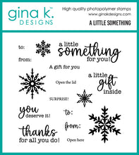 Load image into Gallery viewer, Gina K. Designs - Stamp and Die - A little Something. Available at Embellish Away located in Bowmanville Ontario Canada.
