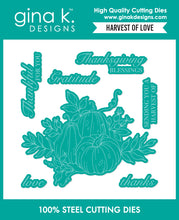 Charger l'image dans la galerie, Gina K. Designs - Stamp and Die - Harvest of Love. Available at Embellish Away located in Bowmanville Ontario Canada.
