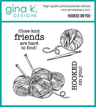 Charger l'image dans la galerie, Gina K. Designs - Stamp and Die - Hooked on You. Available at Embellish Away located in Bowmanville Ontario Canada.
