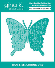 Charger l'image dans la galerie, Gina K. Designs - Stamp and Die - Let Your Dreams Be Your Wings. Available at Embellish Away located in Bowmanville Ontario Canada.
