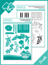 Charger l'image dans la galerie, Gina K. Designs - BUNDLE - Stamp, Stencil &amp; Dies - Life Is The Song. Set by Lisa Hetrick. . Available at Embellish Away located in Bowmanville Ontario Canada.
