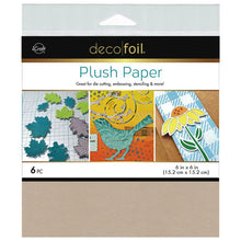 Charger l'image dans la galerie, Gina K. Designs - Therm-O Web - Deco Foil Plush Papers - 6 x 6 - Soft Stone (6 Sheets). Available at Embellish Away located in Bowmanville Ontario Canada.
