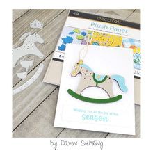 Charger l'image dans la galerie, Gina K. Designs - Therm-O Web - Deco Foil Plush Papers - 6 x 6 - Soft Stone (6 Sheets). Available at Embellish Away located in Bowmanville Ontario Canada. Card example by Dawn Genring
