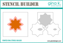 Charger l'image dans la galerie, Gina K. Designs - Tool - Pointed Oval Stencil Builder. Gina K. Designs Art Screens can be used with ink, sprays, pastes, and gels to create beautiful backgrounds and images. Available at Embellish Away located in Bowmanville Ontario Canada.
