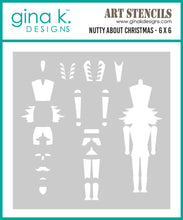 गैलरी व्यूवर में इमेज लोड करें, Gina K. Designs - BUNDLE - Stamp, Die &amp; Stencil Set - Nutty About Christmas. By Lisa Hetrick. At Embellish Away in Bowmanville Ontario Canada.
