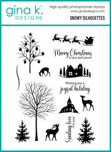 Load image into Gallery viewer, Gina K. Designs - Stamp &amp; Die - Snowy Silhouettes. At Embellish Away in Bowmanville Ontario Canada.
