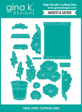 Load image into Gallery viewer, Gina K. Designs - Stamp &amp; Die Set - Harvest and Gather. At Embellish Away in Bowmanville Ontario Canada.

