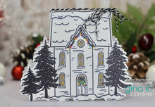 Load image into Gallery viewer, Gina K. Designs - Stamp &amp; Die Set - Home for the Holidays. Available at Embellish Away located in Bowmanville Ontario Canada. Example by brand ambassador Karen Hightower.
