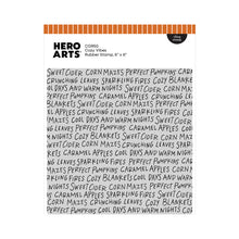 Load image into Gallery viewer, Hero Arts - Cling Stamp 6X6 - Cozy Vibes. Measuring 6x6 inches. Available at Embellish Away located in Bowmanville Ontario Canada.
