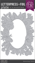 Charger l'image dans la galerie, Hero Arts - Letterpress + Foil Plate - Floral Frame. Available at Embellish Away located in Bowmanville Ontario Canada.
