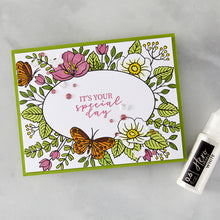 Charger l'image dans la galerie, Hero Arts - Letterpress + Foil Plate - Floral Frame. Available at Embellish Away located in Bowmanville Ontario Canada. Card example by brand ambassador.
