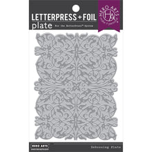 將圖片載入圖庫檢視器 Hero Arts - Letterpress &amp; Foil Plate - Lacy Filigree. Foiling, deboss, and inked impressions. Available at Embellish Away located in Bowmanville Ontario Canada.
