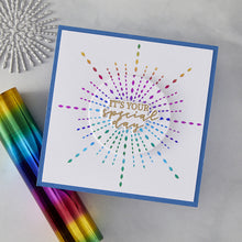 Charger l'image dans la galerie, Hero Arts - Letterpress + Foil Plate - Starbursts Set. Available at Embellish Away located in Bowmanville Ontario Canada. Example by brand ambassador.

