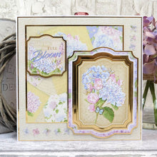Charger l'image dans la galerie, Hunkydory - A4 Deluxe Craft Pads - Forever Florals Hydrangea. Each Pad comes with 4 different topper sets which each include their own foiled and die-cut topper sheet, foiled cardstock, printed cardstock and 2 matching inserts. Available at Embellish Away located in Bowmanville Ontario Canada.
