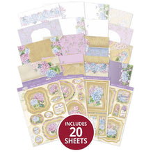 Charger l'image dans la galerie, Hunkydory - A4 Deluxe Craft Pads - Forever Florals Hydrangea. Each Pad comes with 4 different topper sets which each include their own foiled and die-cut topper sheet, foiled cardstock, printed cardstock and 2 matching inserts. Available at Embellish Away located in Bowmanville Ontario Canada.
