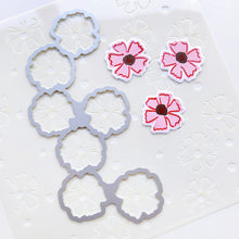 Load image into Gallery viewer, Sizzix - By Catherine Pooler - Layered Stencils (4pk) &amp; Die Cuts - In Bloom. Available at Embellish Away located in Bowmanville Ontario Canada. Example by Catherine Pooler
