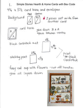 將圖片載入圖庫檢視器 Hearth &amp; Home Cards by Bev - Makes 10
