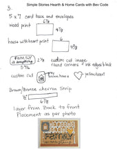 將圖片載入圖庫檢視器 Hearth &amp; Home Cards by Bev - Makes 10
