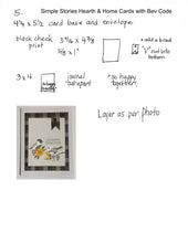 將圖片載入圖庫檢視器 Hearth &amp; Home Cards by Bev - Makes 10
