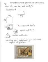 將圖片載入圖庫檢視器 Hearth &amp; Home Cards by Bev - Makes 10
