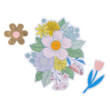 Load image into Gallery viewer, Jen Hadfield - Ephemera Cardstock Die-Cuts - Flower Child. This package includes 50 die cut pieces. Available at Embellish Away located in Bowmanville Ontario Canada.
